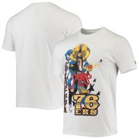 Футболка Philadelphia 76ers NBA x McFlyy Identify Artist Series - White