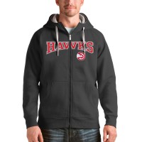 Толстовка на молнии Atlanta Hawks Antigua Victory - Charcoal