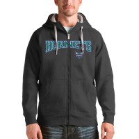 Толстовка на молнии Charlotte Hornets Antigua Victory - Charcoal