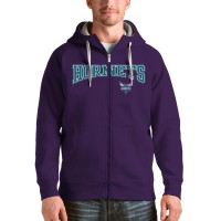 Толстовка на молнии Charlotte Hornets Antigua Victory - Purple