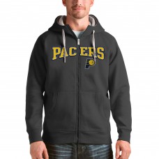 Толстовка на молнии Indiana Pacers Antigua Victory - Charcoal