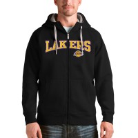Толстовка на молнии Los Angeles Lakers Antigua Team Victory - Black