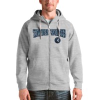 Толстовка на молнии Minnesota Timberwolves Antigua Victory - Heathered Gray
