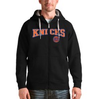 Толстовка на молнии New York Knicks Antigua - Black