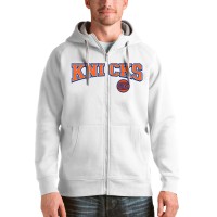 Толстовка на молнии New York Knicks Antigua Victory - White