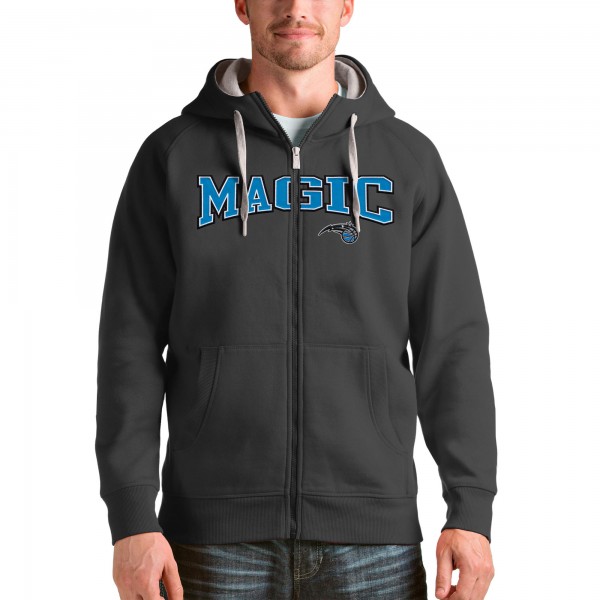 Толстовка на молнии Orlando Magic Antigua Victory - Charcoal - фирменная одежда NBA