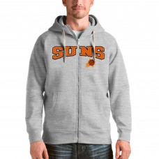 Толстовка на молнии Phoenix Suns Antigua Victory - Heathered Gray