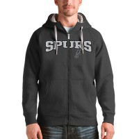 Толстовка на молнии San Antonio Spurs Antigua Victory - Charcoal