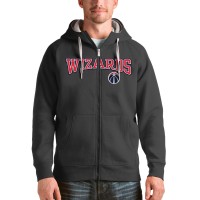 Толстовка на молнии Washington Wizards Antigua Victory - Charcoal