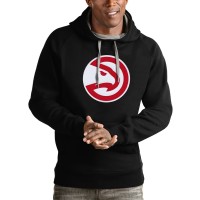 Толстовка с капюшоном Atlanta Hawks Antigua Logo Victory - Black