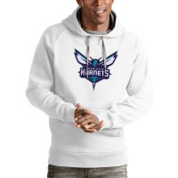 Толстовка с капюшоном Charlotte Hornets Antigua Logo Victory - White