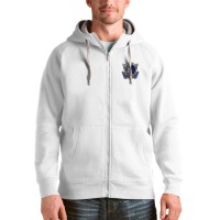 Толстовка на молнии Dallas Mavericks Antigua Logo Victory - White