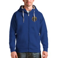 Толстовка на молнии Denver Nuggets Antigua Logo Victory - Royal