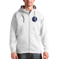 Толстовка на молнии Minnesota Timberwolves Antigua Logo Victory - White