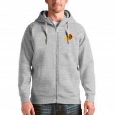Толстовка на молнии Phoenix Suns Antigua Logo Victory - Heathered Gray