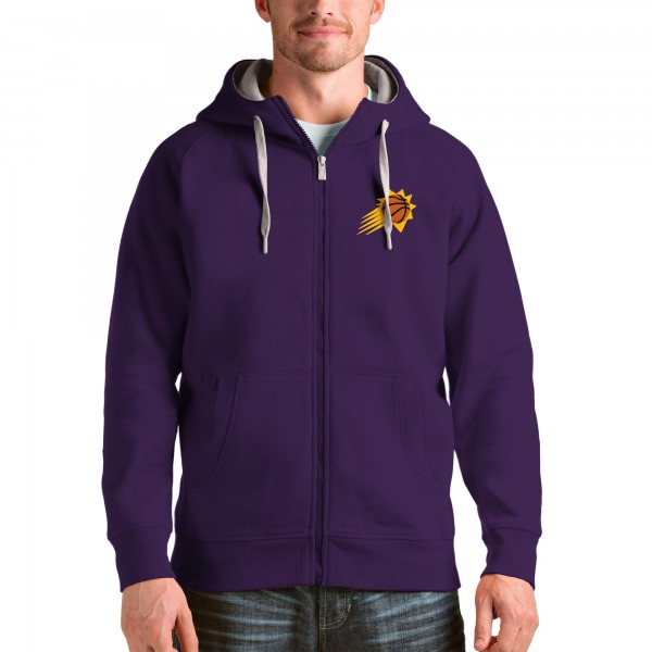 Толстовка на молнии Phoenix Suns Antigua Logo Victory - Purple