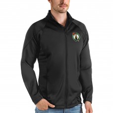Boston Celtics Antigua Links Full-Zip Golf Jacket - Black