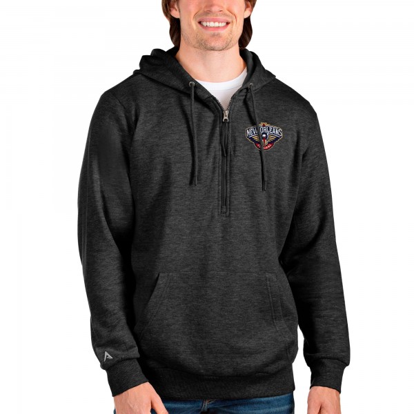 Толстовка New Orleans Pelicans Antigua Action - Heathered Black - фирменная одежда NBA