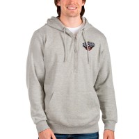 Толстовка New Orleans Pelicans Antigua Action - Heathered Gray