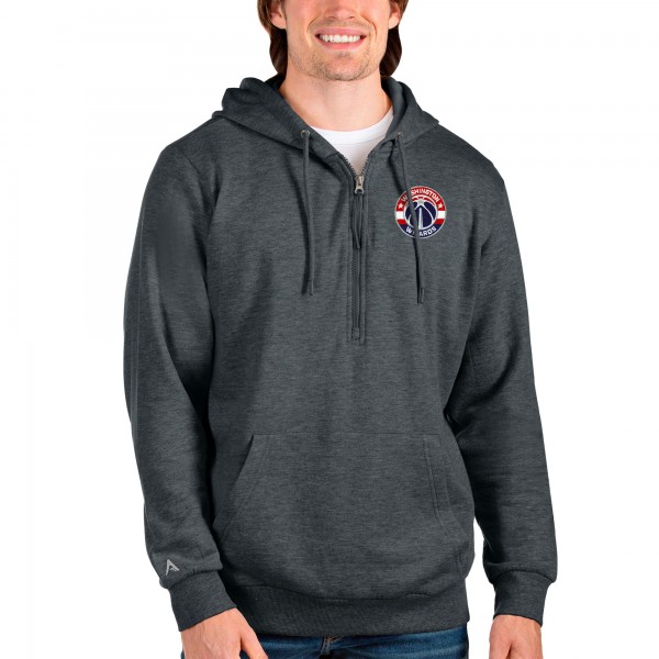 Толстовка Washington Wizards Antigua Action - Heathered Charcoal - фирменная одежда NBA