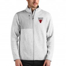 Куртка Chicago Bulls Antigua Heathered Gray Fortune