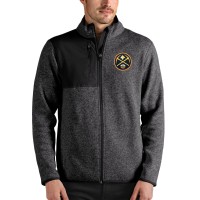 Кофта на молнии Denver Nuggets Antigua - Heathered Charcoal