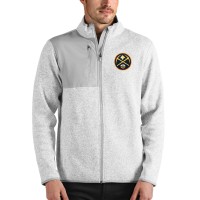 Кофта на молнии Denver Nuggets Antigua - Heathered Gray