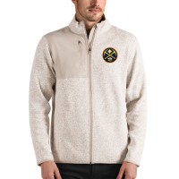 Кофта на молнии Denver Nuggets Antigua - Oatmeal