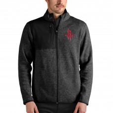 Кофта на молнии Houston Rockets Antigua - Heathered Black