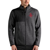 Кофта на молнии Houston Rockets Antigua - Heathered Charcoal