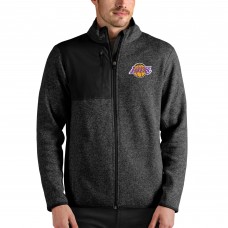 Кофта на молнии Los Angeles Lakers Antigua Fortune - Heathered Black