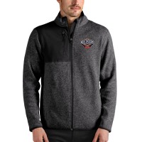 Кофта на молнии New Orleans Pelicans Antigua - Heathered Charcoal