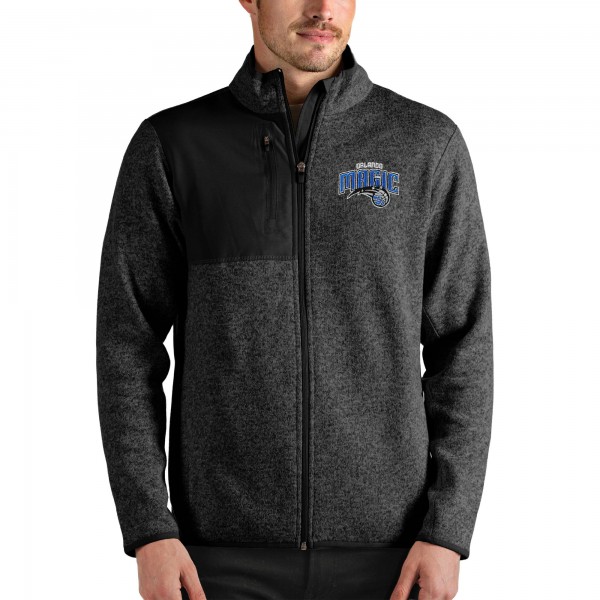 Кофта на молнии Orlando Magic Antigua - Heathered Black
