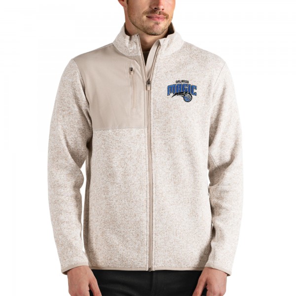 Кофта на молнии Orlando Magic Antigua - Oatmeal