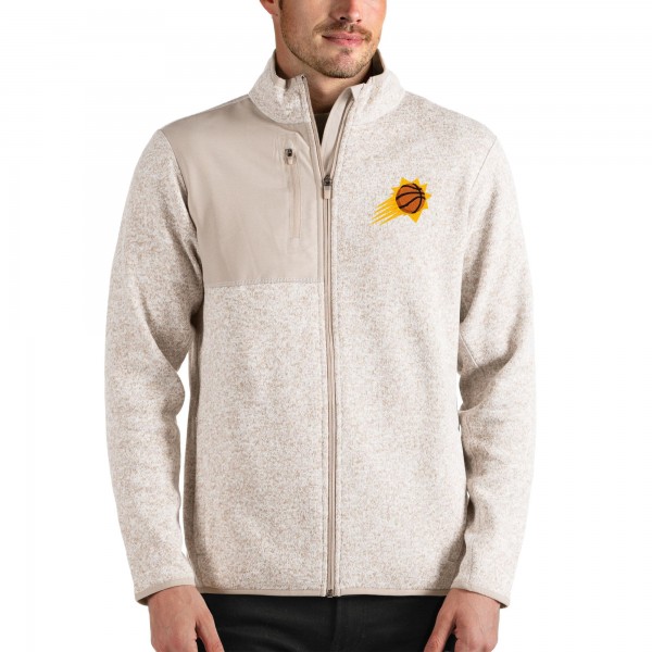 Кофта на молнии Phoenix Suns Antigua Fortune - Oatmeal