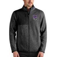 Кофта на молнии Sacramento Kings Antigua - Heathered Charcoal