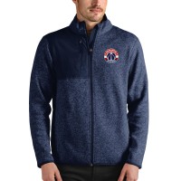 Кофта на молнии Washington Wizards Antigua - Heathered Navy
