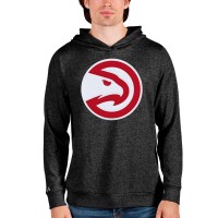Толстовка Atlanta Hawks Antigua Logo Absolute - Heathered Black