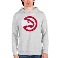 Толстовка Atlanta Hawks Antigua Logo Absolute - Heathered Gray