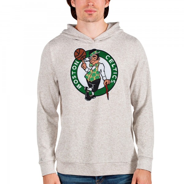 Толстовка Boston Celtics Antigua Logo Absolute - Cream - фирменная одежда NBA