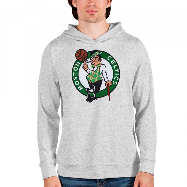 Толстовка Boston Celtics Antigua Logo Absolute - Heathered Gray - фирменная одежда NBA