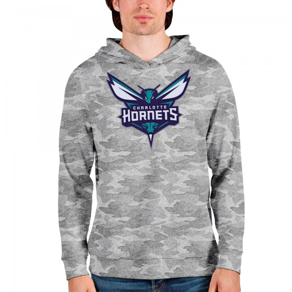 Толстовка Charlotte Hornets Antigua Logo Absolute - Camo - фирменная одежда NBA