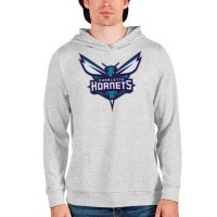 Толстовка Charlotte Hornets Antigua Logo Absolute - Heathered Gray