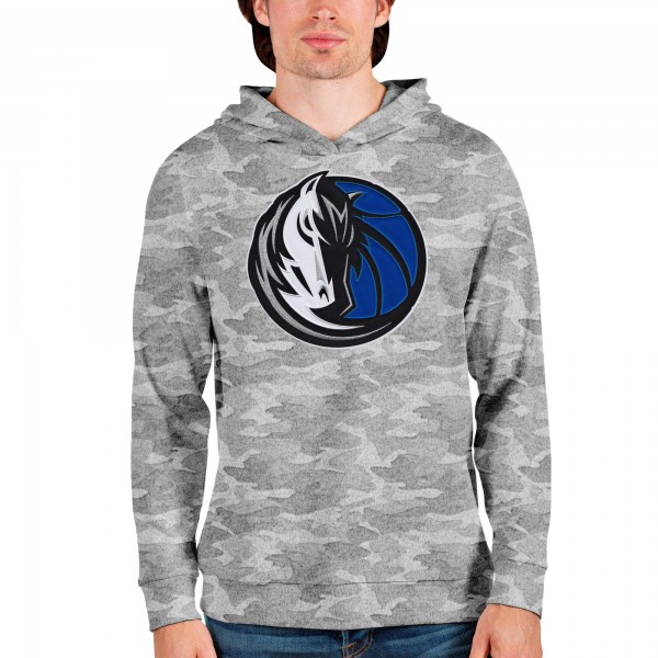 Толстовка Dallas Mavericks Antigua Logo Absolute - Camo - фирменная одежда NBA