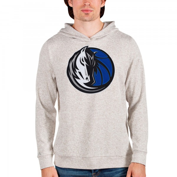 Толстовка Dallas Mavericks Antigua Logo Absolute - Cream - фирменная одежда NBA