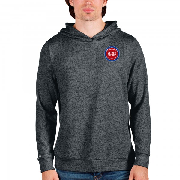 Толстовка Detroit Pistons Antigua Absolute - Heathered Charcoal - фирменная одежда NBA
