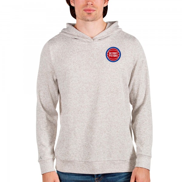 Толстовка Detroit Pistons Antigua Absolute - Oatmeal - фирменная одежда NBA