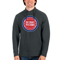 Кофта Detroit Pistons Antigua Logo Reward Crossover - Heathered Charcoal