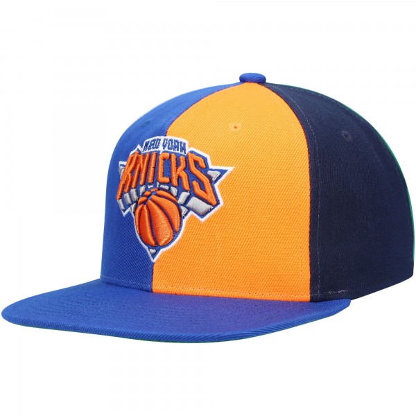 Бейсболка New York Knicks Mitchell & Ness NBA 75th Anniversary What The? - Blue - официальный мерч NBA