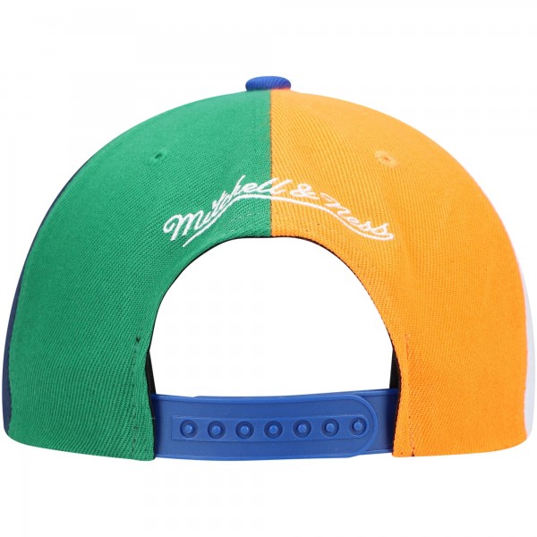 Бейсболка New York Knicks Mitchell & Ness NBA 75th Anniversary What The? - Blue - официальный мерч NBA